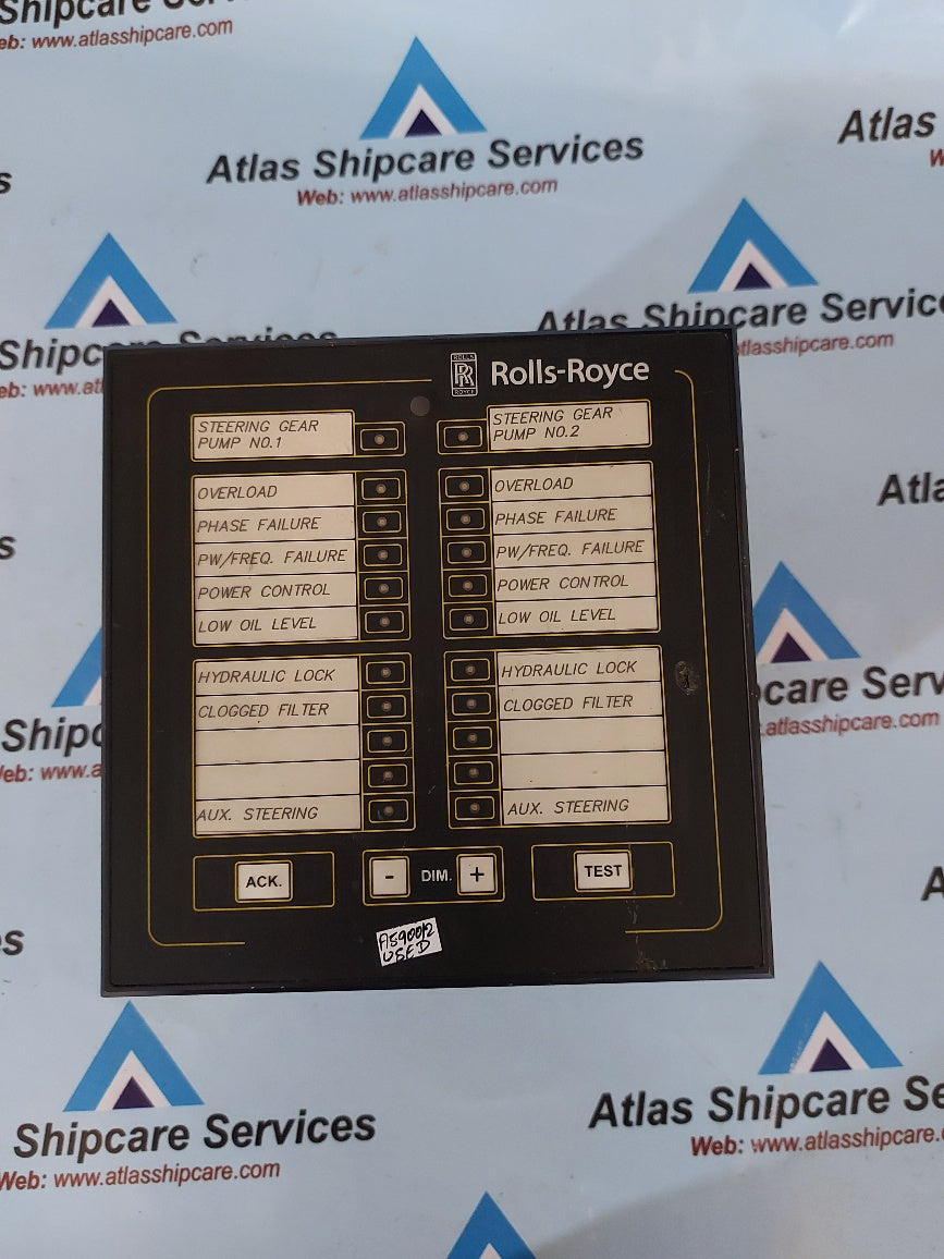 Rolls-Royce W-1802-00-01 Marine Steering Gear